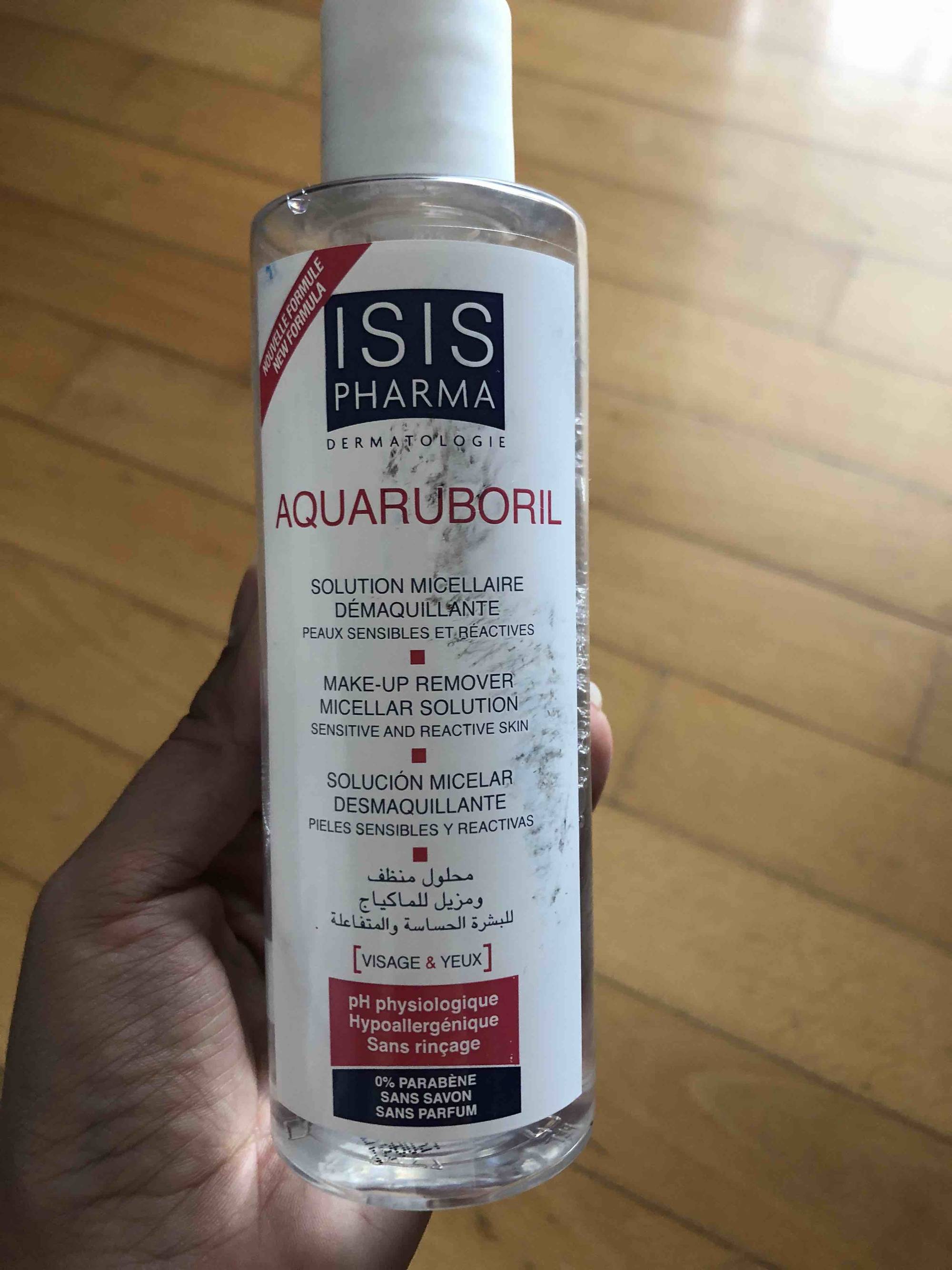 ISIS PHARMA - Aquaruboril - Solution micellaire démaquillante
