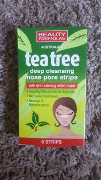 BEAUTY FORMULAS - Tea tree - Deep cleansing nose pore strips