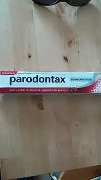 PARODONTAX - Soin blancheur - Dentifrice quotidien au fluor