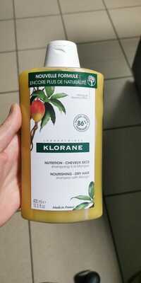 KLORANE - Nutrition-Cheveux secs - Shampoing à la Mangue