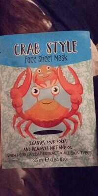 MAXBRANDS - Crab style - Face sheet mask