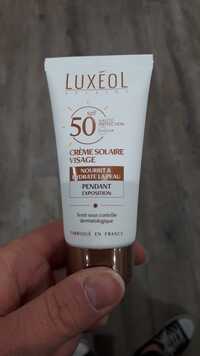 LUXÉOL - Nourrit & hydrate la peau - Crème solaire visage SPF 50