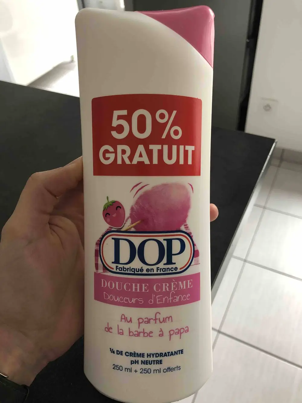 DOP - Douche crème au parfum de la barbe à papa