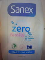 SANEX - zero% family - Shower gel
