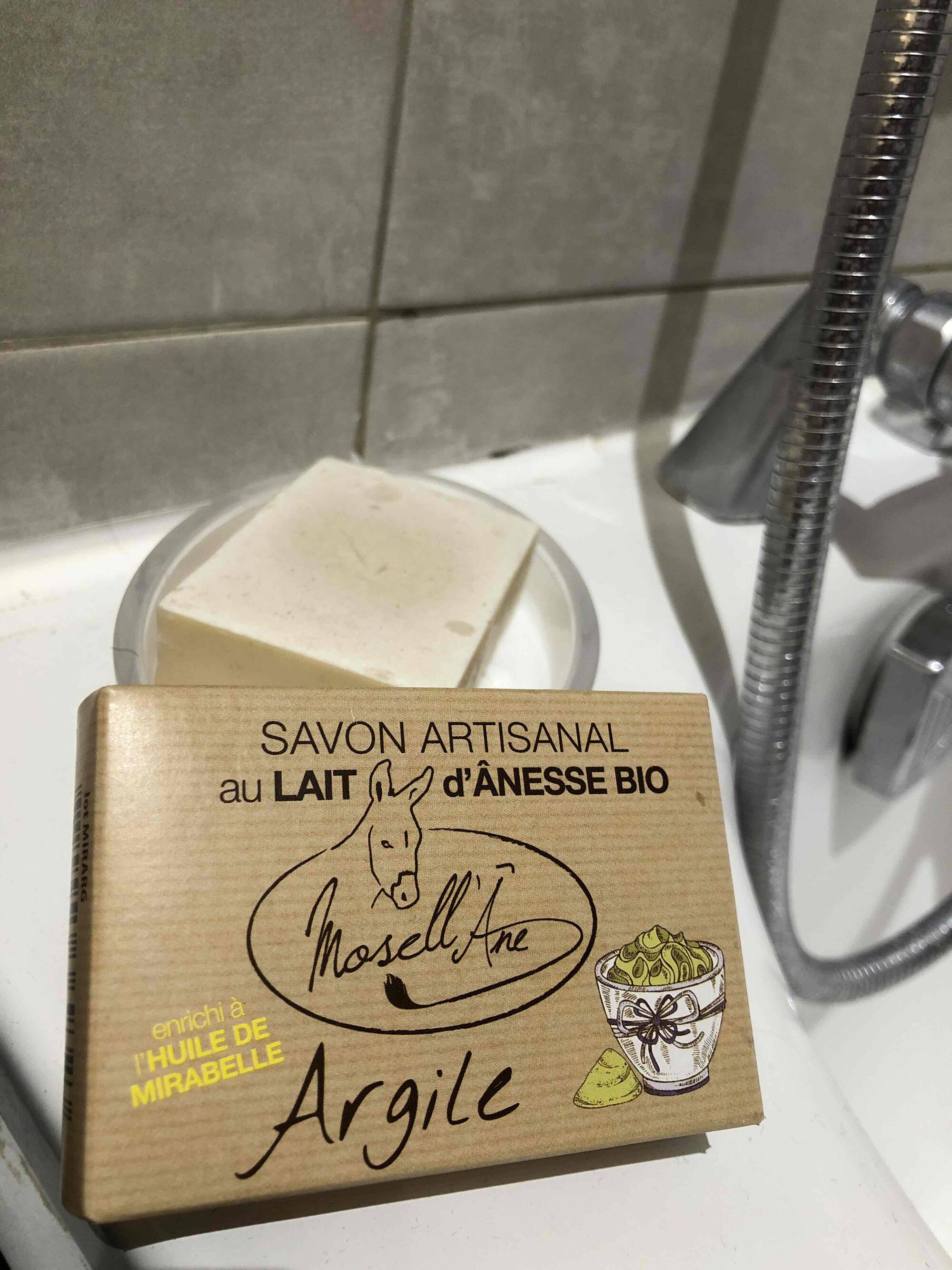 MOSELL'ÂNE - Argile - Savon artisanal au lait d’ânesse bio