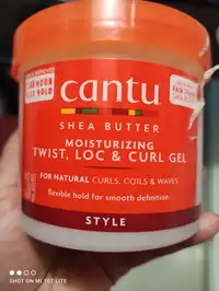 CANTU - Shea butter moisturizing twist, lock & curl gel