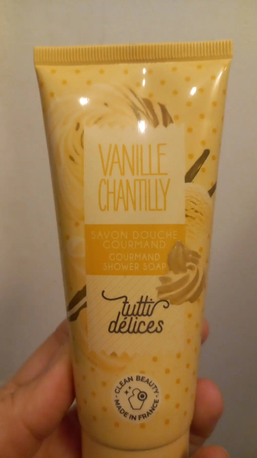 CORANIA - Vanille chantilly - Savon douche gourmand