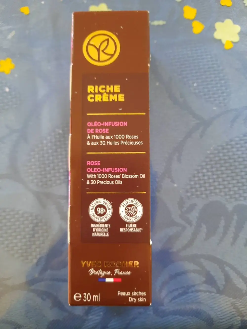 YVES ROCHER - Riche crème oléo-infusion de rose 