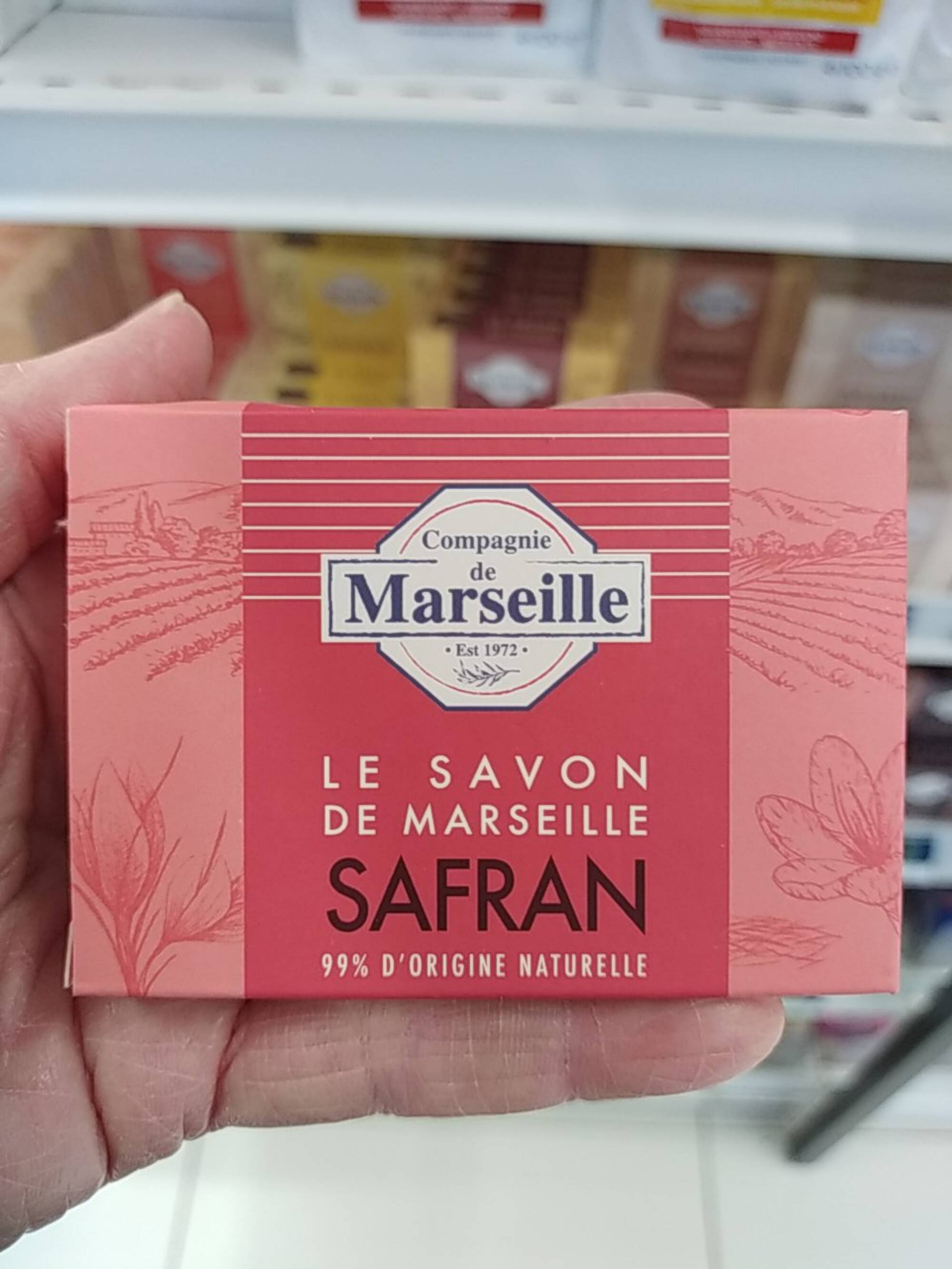 COMPAGNIE DE MARSEILLE - Le savon de Marseille safran 