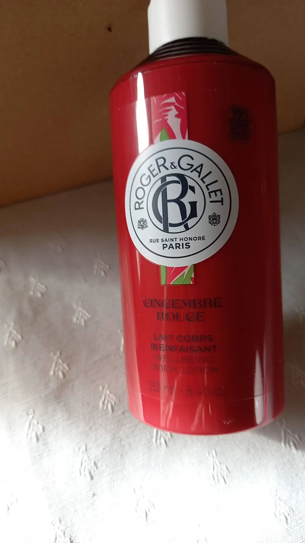 ROGER & GALLET - Gingembre rouge - Lait corps bienfaisant