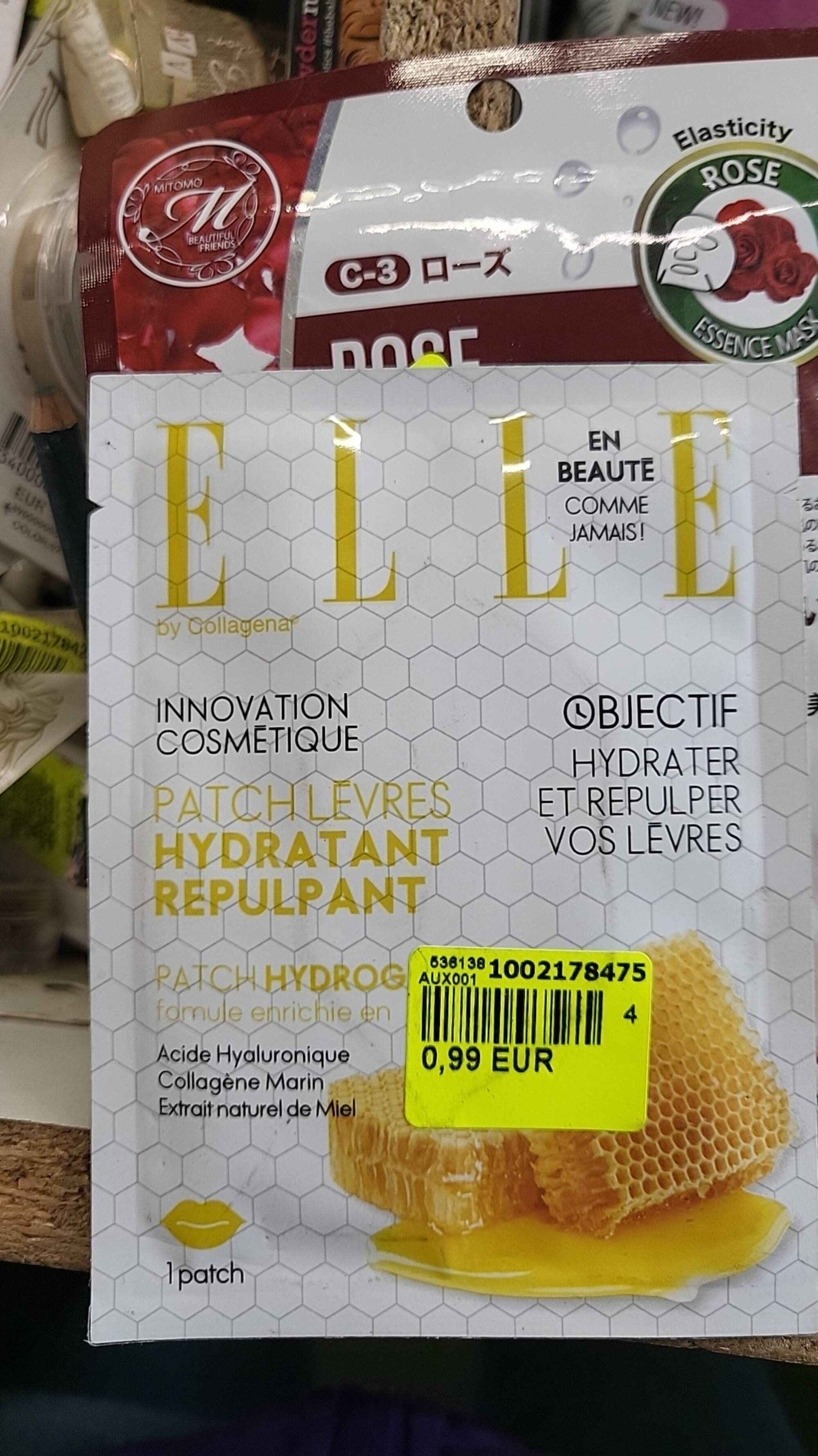 ELLE - Patch lèvres hydratant repulpant
