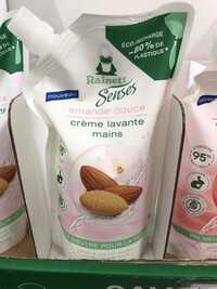 RAINETT - Senses - Crème lavante mains amande douce