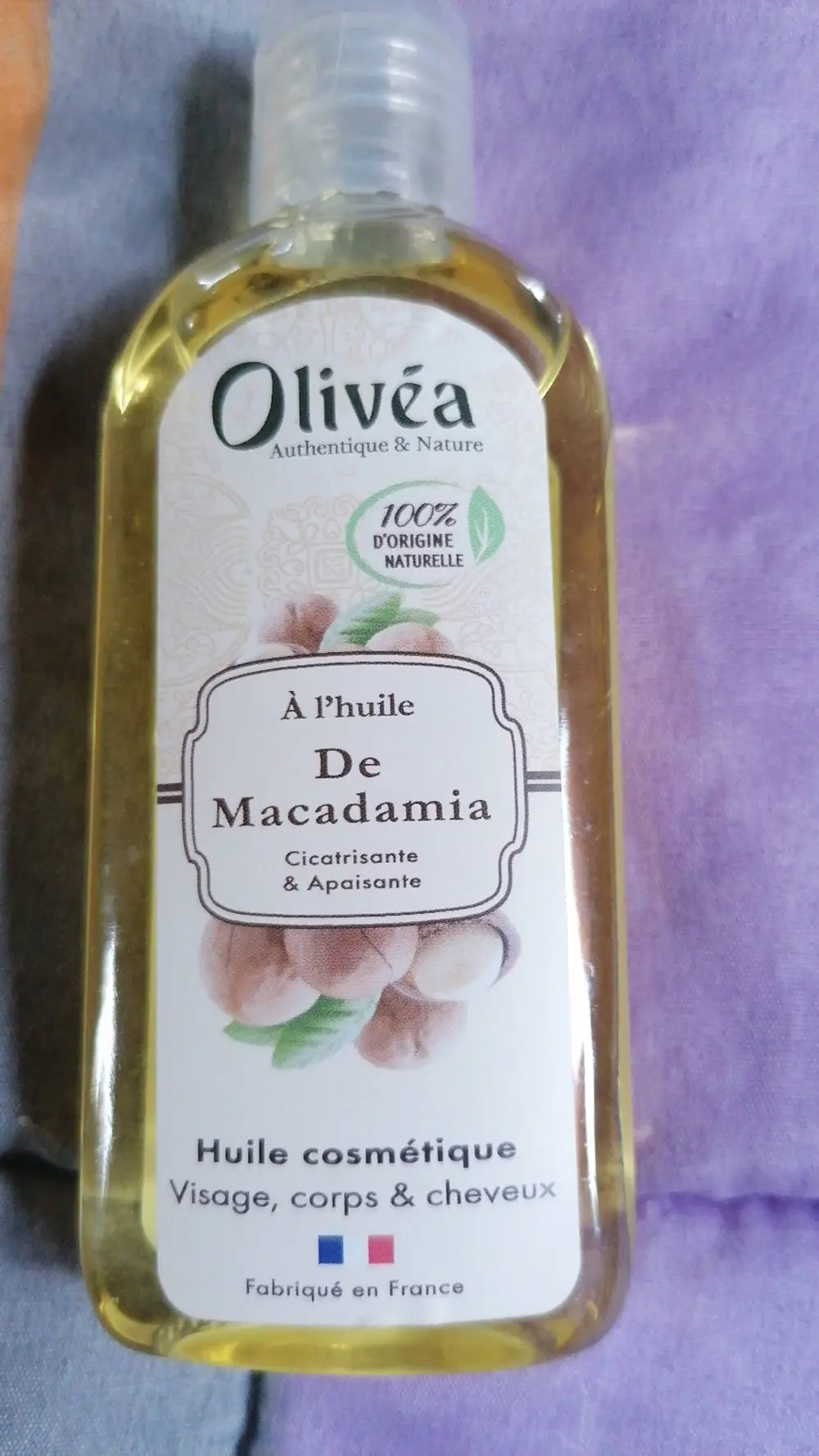 OLIVÉA - Huile cosmétique de macadamia 