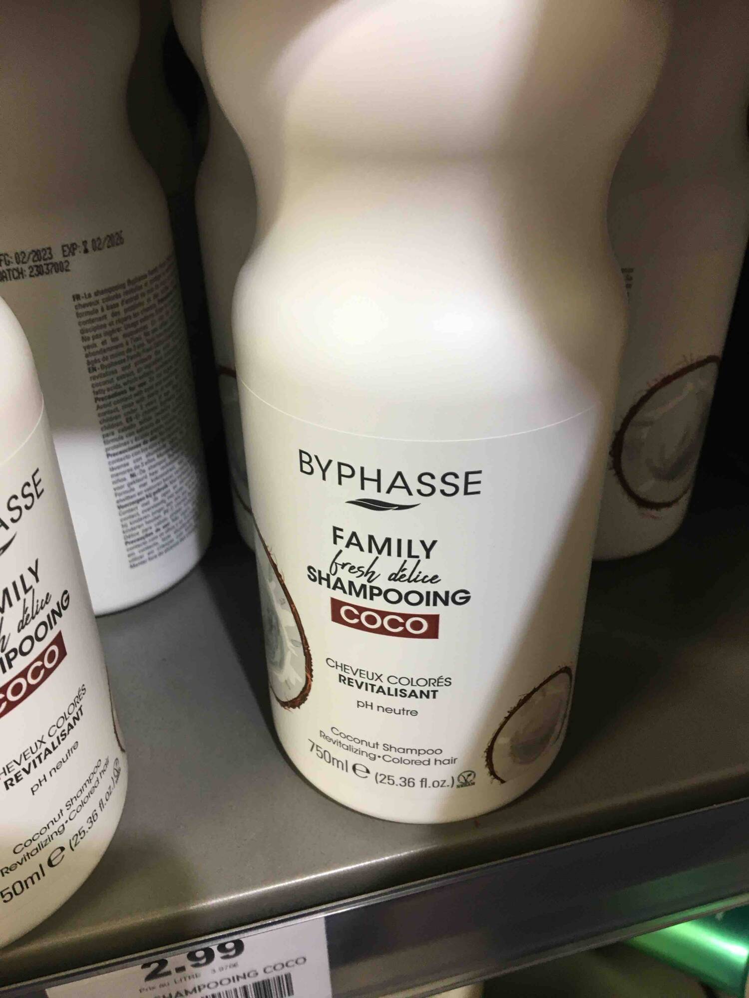 BYPHASSE - Family fresh délice - Shampooing coco