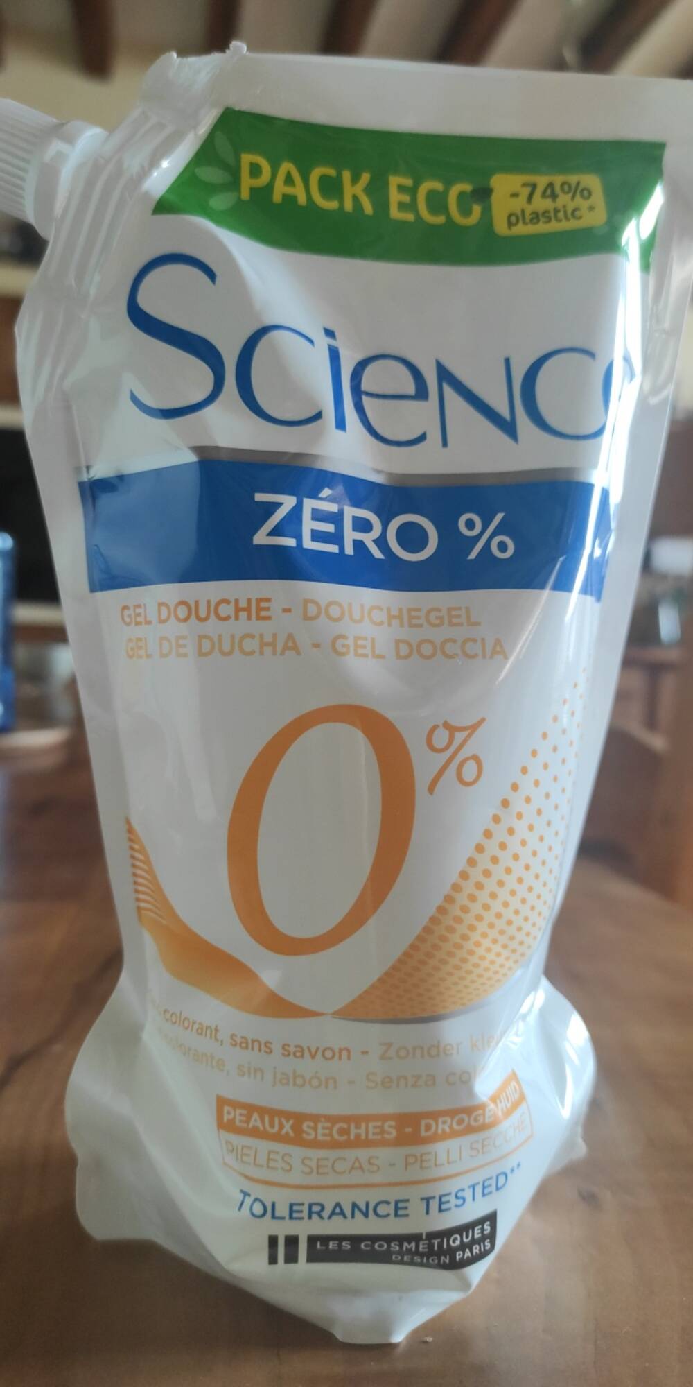 SCIENCE - Gel douche zéro %