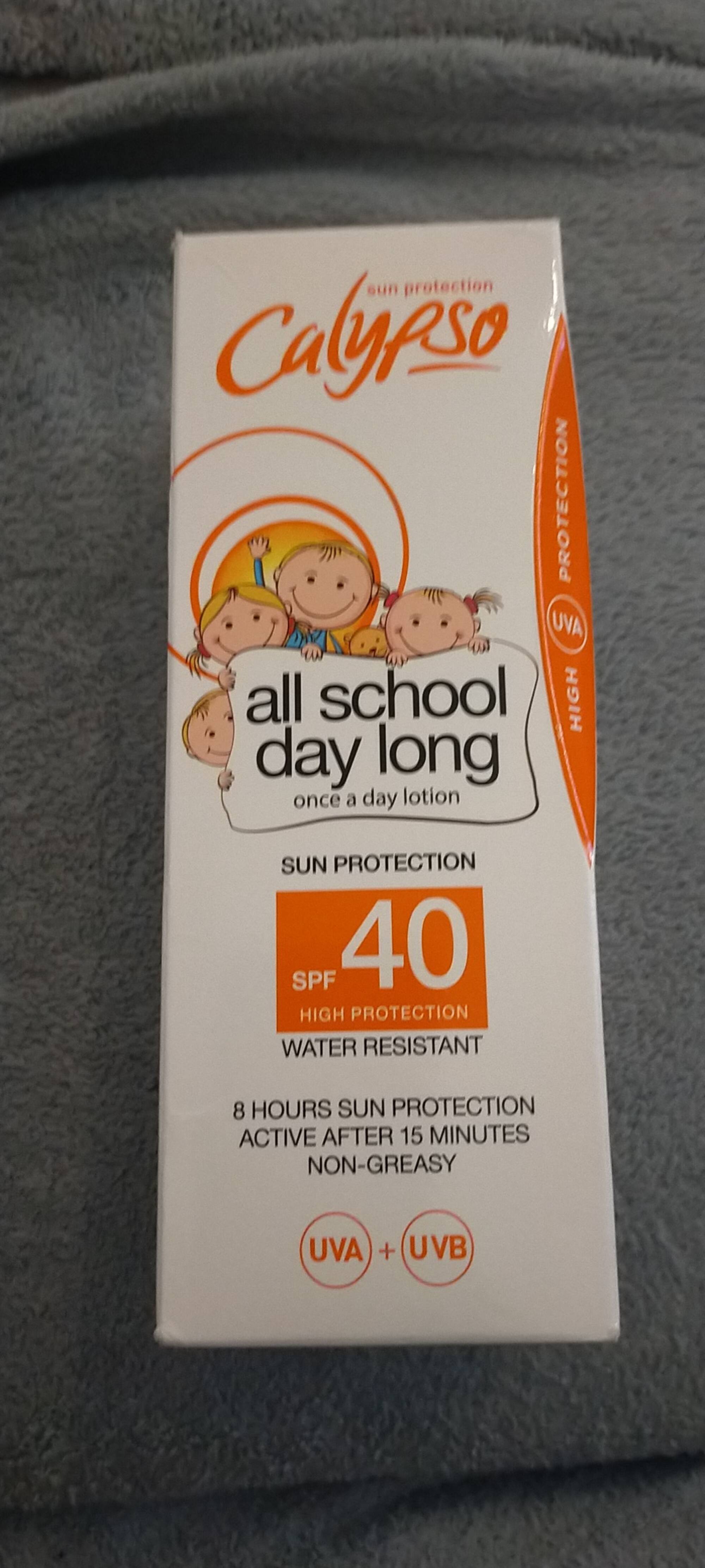 CALYPSO - All school day long - Sun protection SPF40