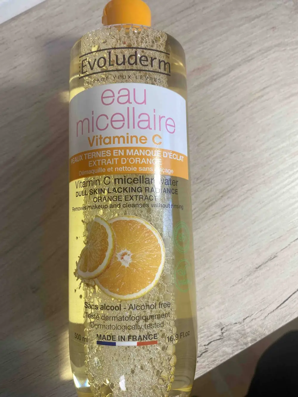 EVOLUDERM - Eau micellaire vitamine C