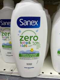 SANEX - Zero baby & kids - Gel douche corps & cheveux