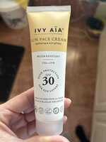 IVY AÏA - Crème solaire pour le visage SPF 30