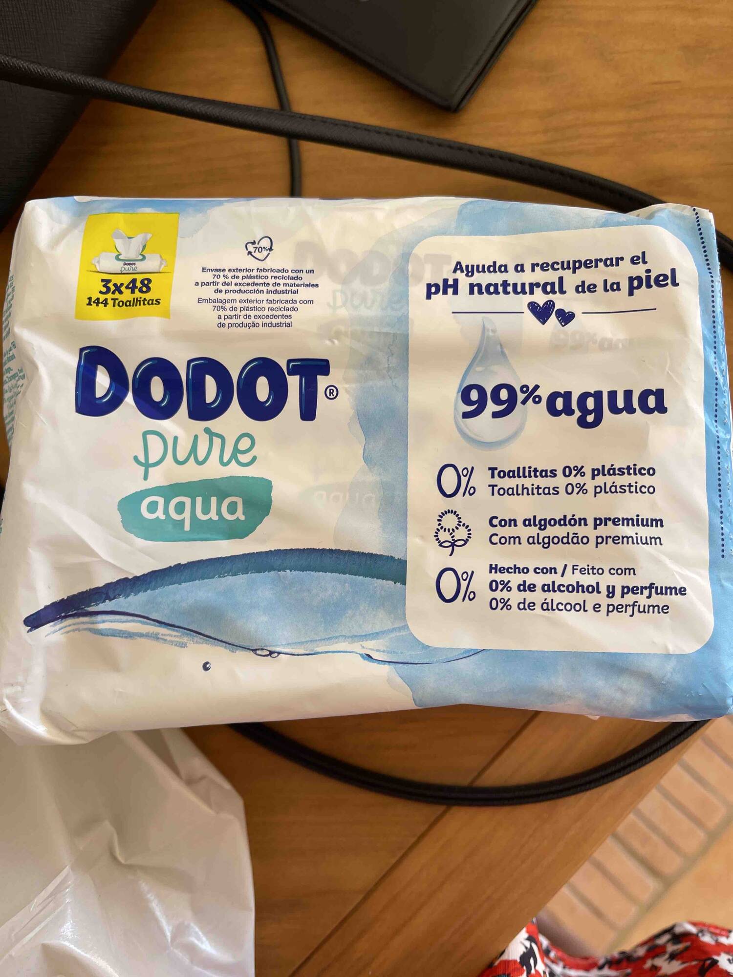 DODOT - Pure aqua - 144 Toallitas