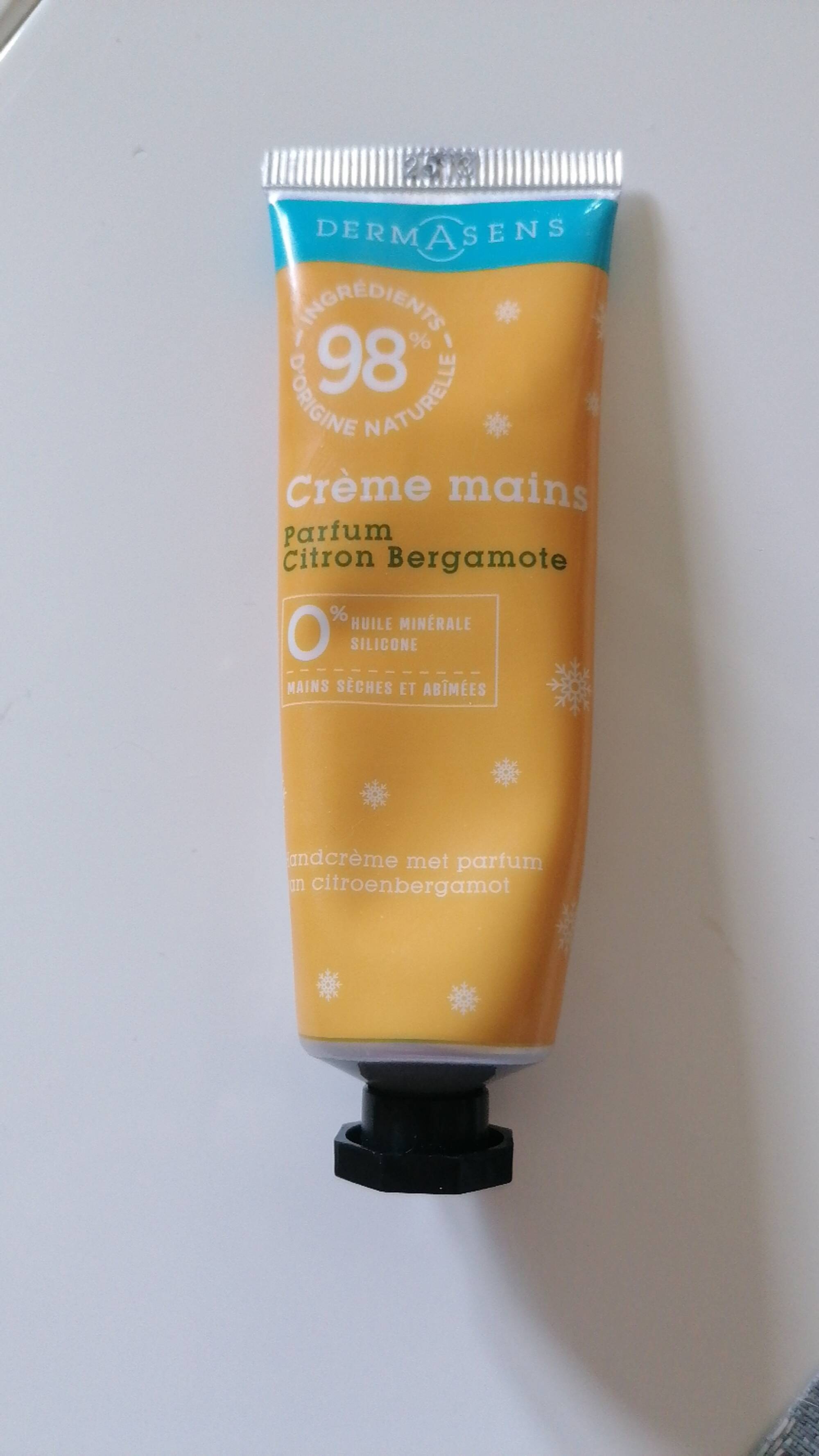 DERMASENS - Crème mains parfum citron bergamote