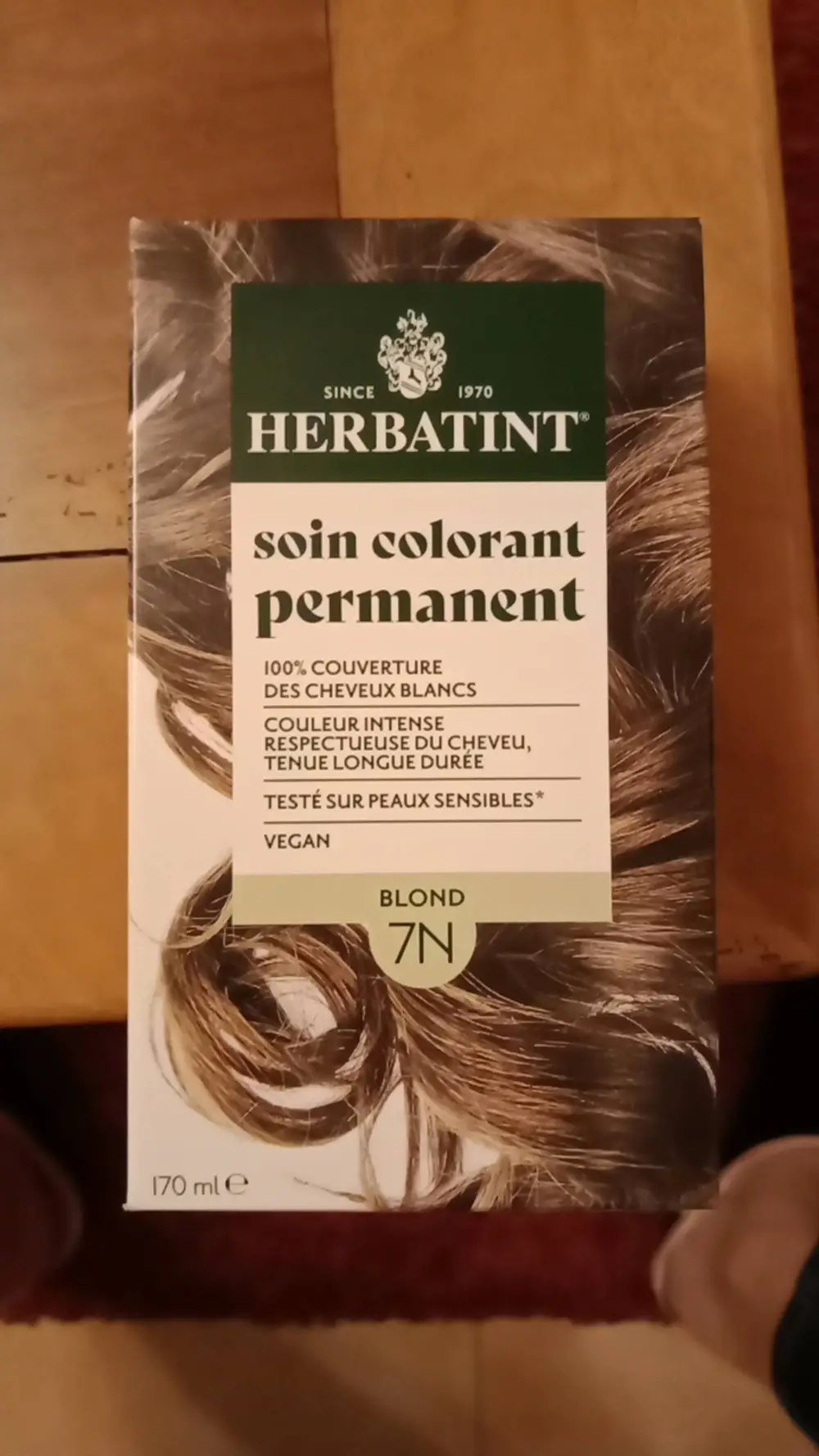 HERBATINT - Soin colorant permanent blond 7N 