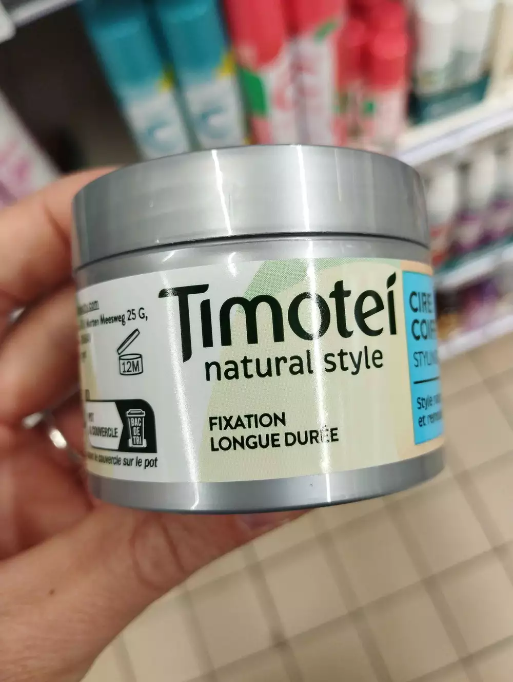TIMOTEI - Cire coiffante fixation longue durée