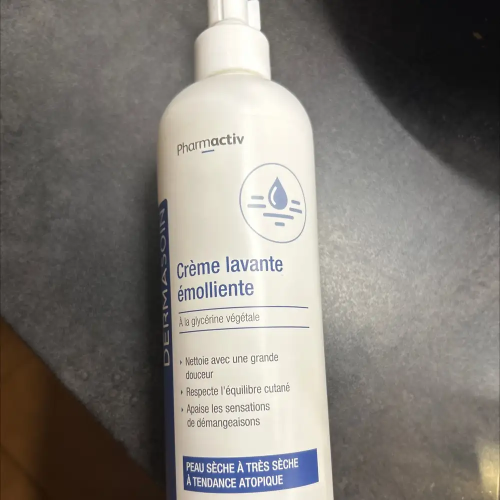 PHARMACTIV - Dermasoin - Crème lavante émolliente