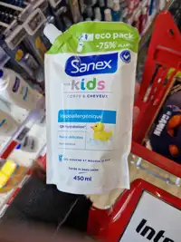 SANEX - For kids hypoallergénique - Gel douche et mousse de bain