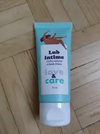 LOVE & CARE - Lub intime 100% naturel à base d'eau