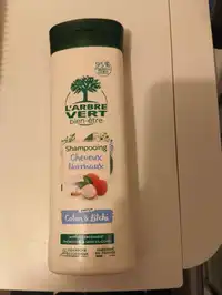 L'ARBRE VERT - Shampooing cheveux normaux parfum coton & litchi