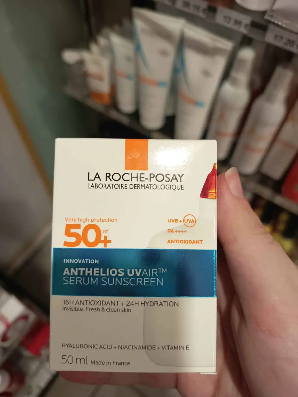 LA ROCHE-POSAY - Anthelos UV air - Serum sunscreen SPF50+