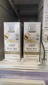 SO'BIO ÉTIC - Précieux argan - Sérum yeux anti-âge global