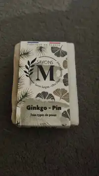 SAVONS M - Ginkgo pin - Savon surgras