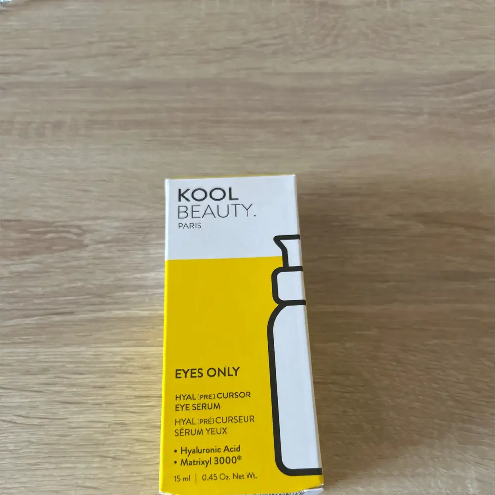 KOOL BEAUTY - Eyes only - Sérum yeux hyal pré-curseur