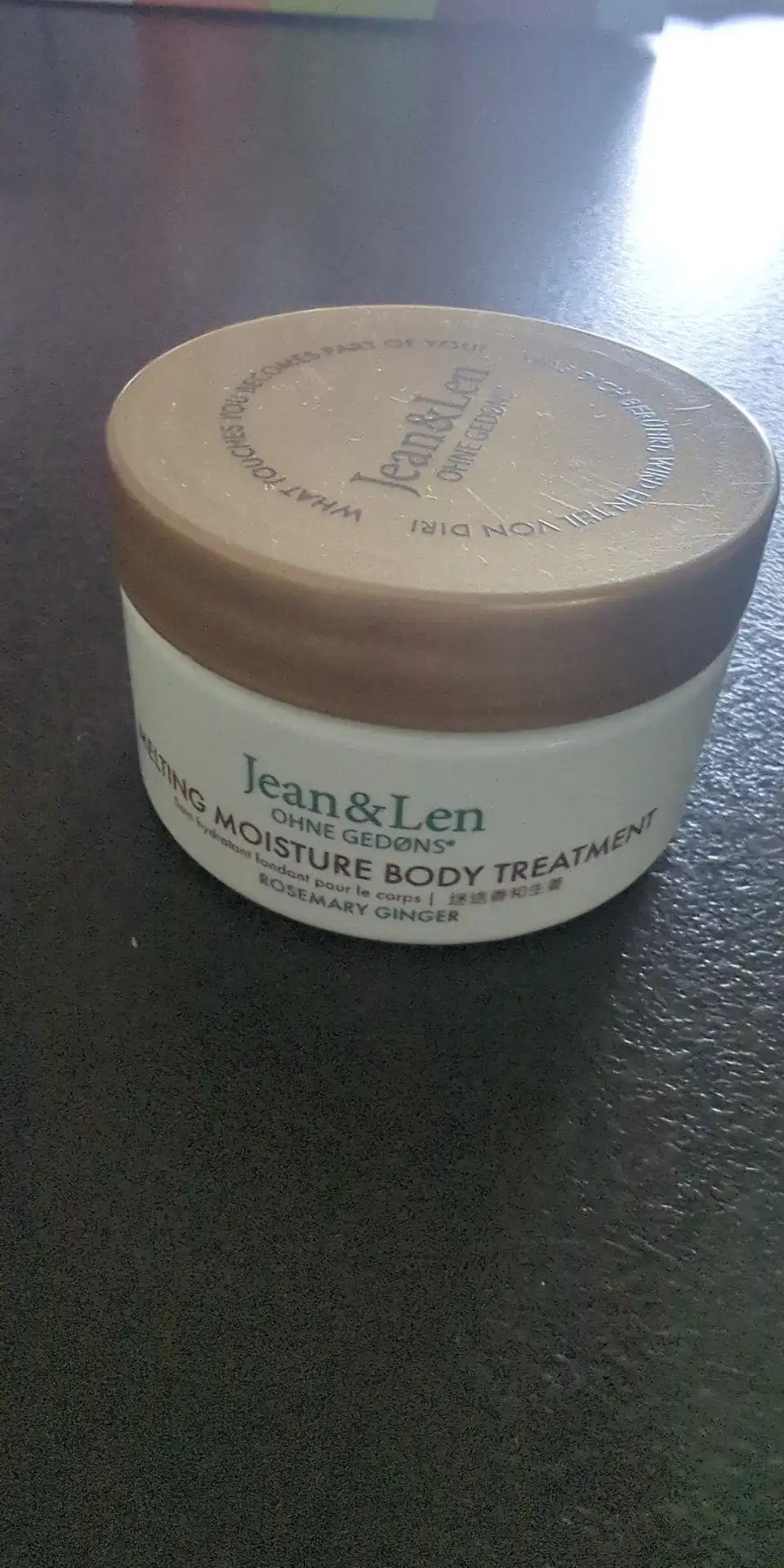 JEAN & LEN - Rosemary ginger - Soin hydratant fondant pour le corps