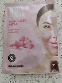 THE BEAUTY DEPT - Pink rose petal - Hydro gel mask