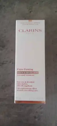 CLARINS - Soins cou & décolleté rides lissées