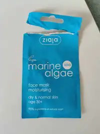 ZIAJA - Marine algae - Face mask moisturising