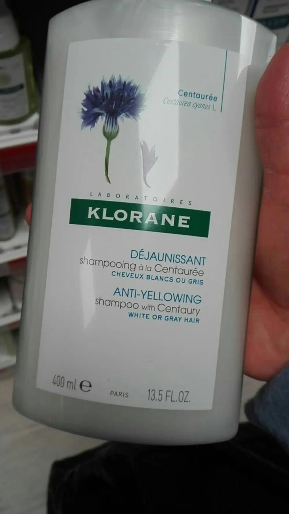 KLORANE - Déjaunissant - Shampooing à la centaurée