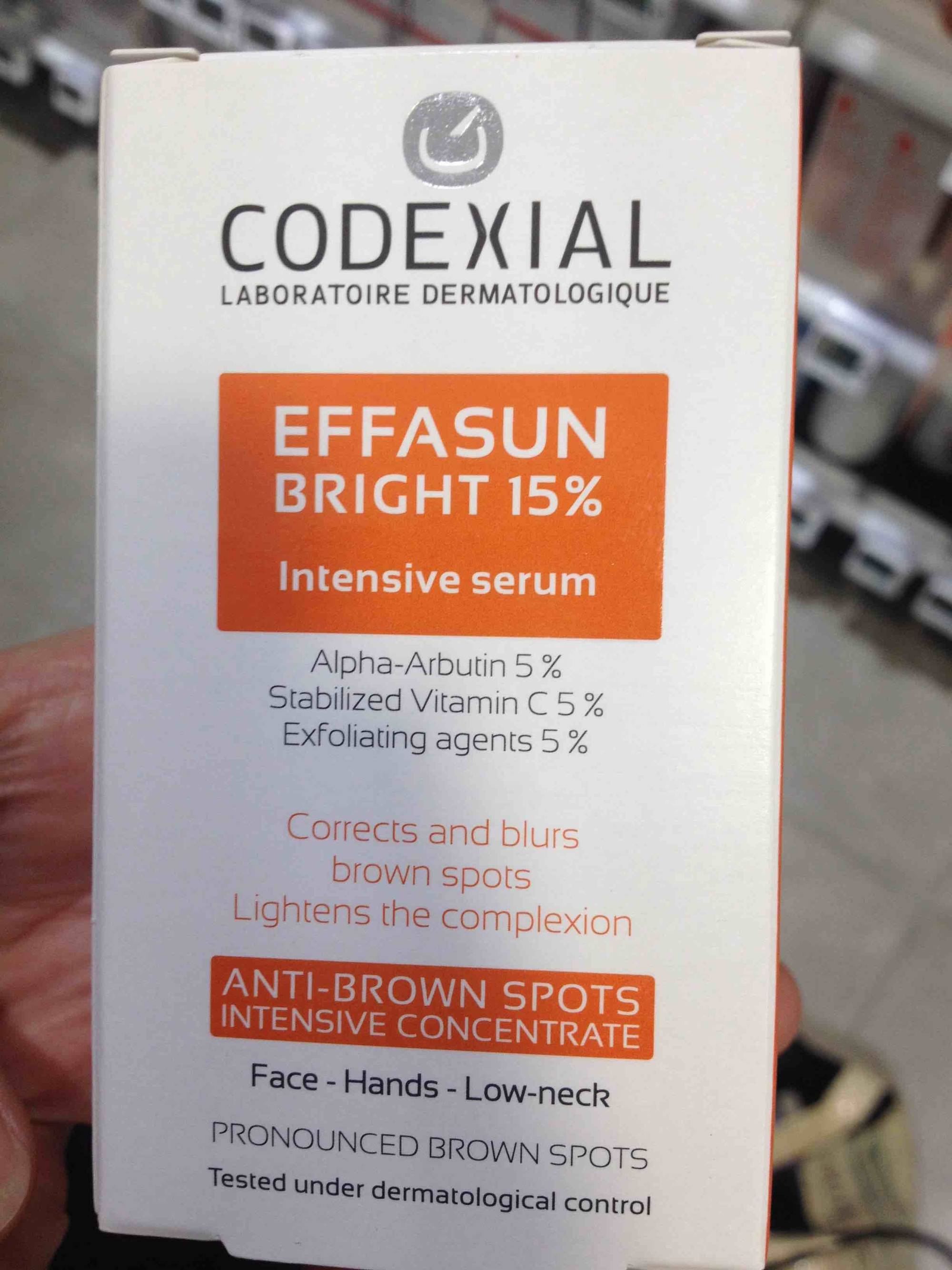 CODEXIAL - Effasun bright - Anti-brown spots intensive serum