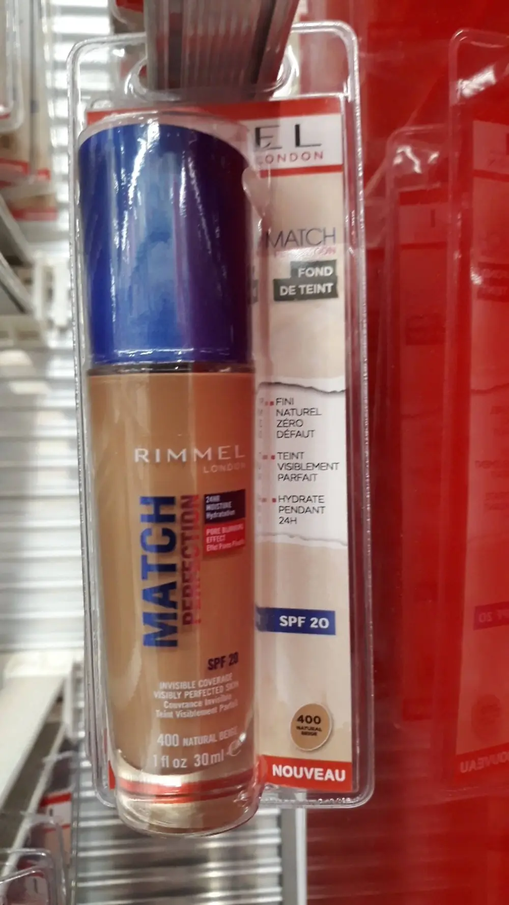 RIMMEL - Match perfection - Fond de teint SPF 20