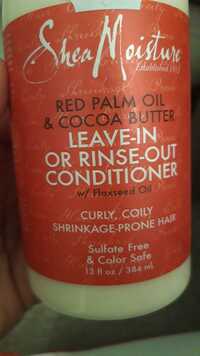 SHEA MOISTURE - Leave-in or rinse-out conditioner 
