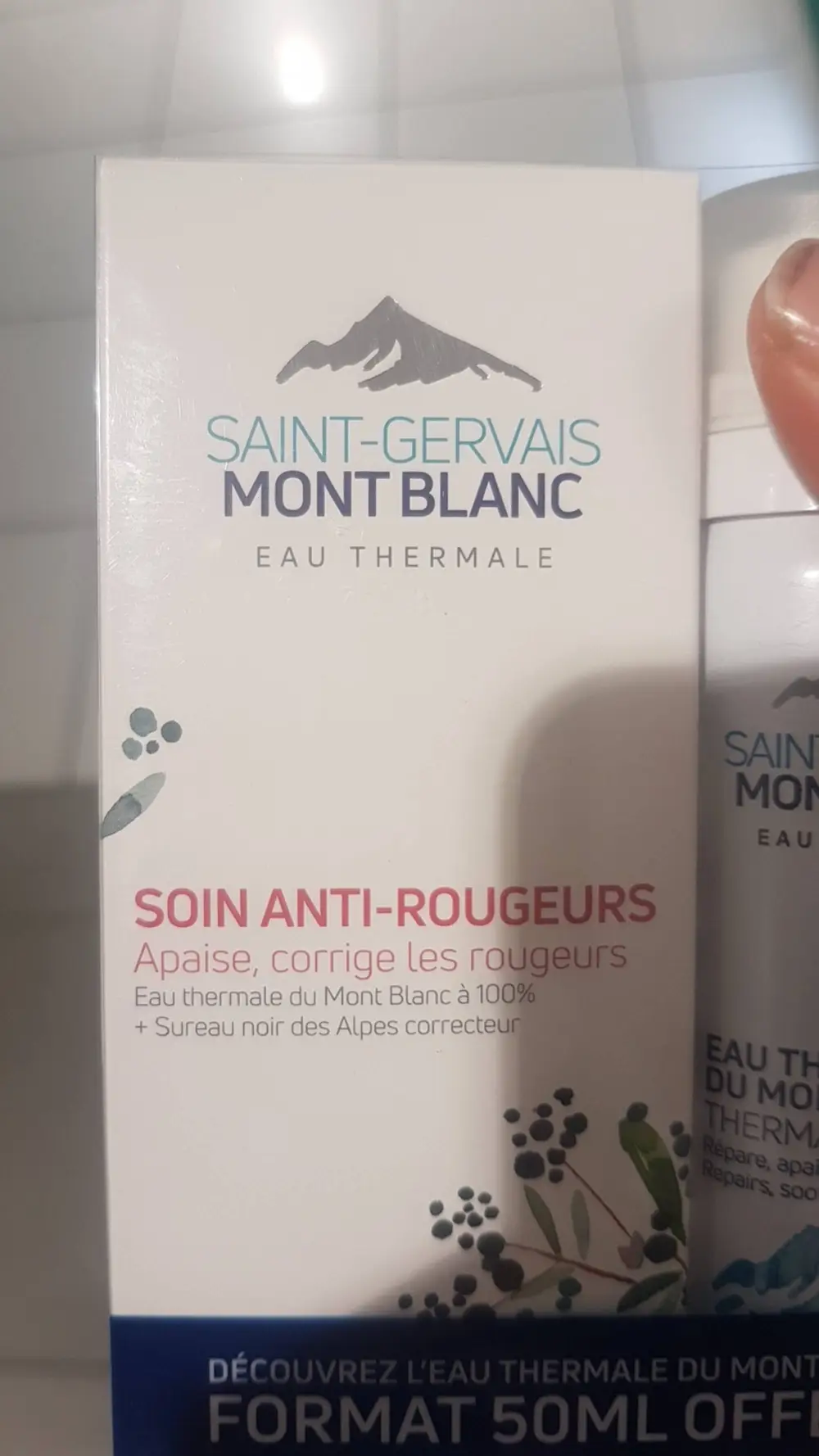 SAINT-GERVAIS MONT BLANC - Eau thermale - Soin anti-rougeurs