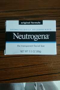 NEUTROGENA - The transparent facial bar