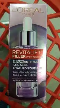 L'ORÉAL PARIS - Revitalift filler - Sérum anti-rides