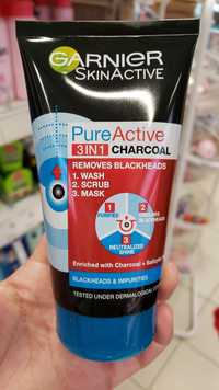 GARNIER - SkinActive - Pure active charcoal 3 in 1