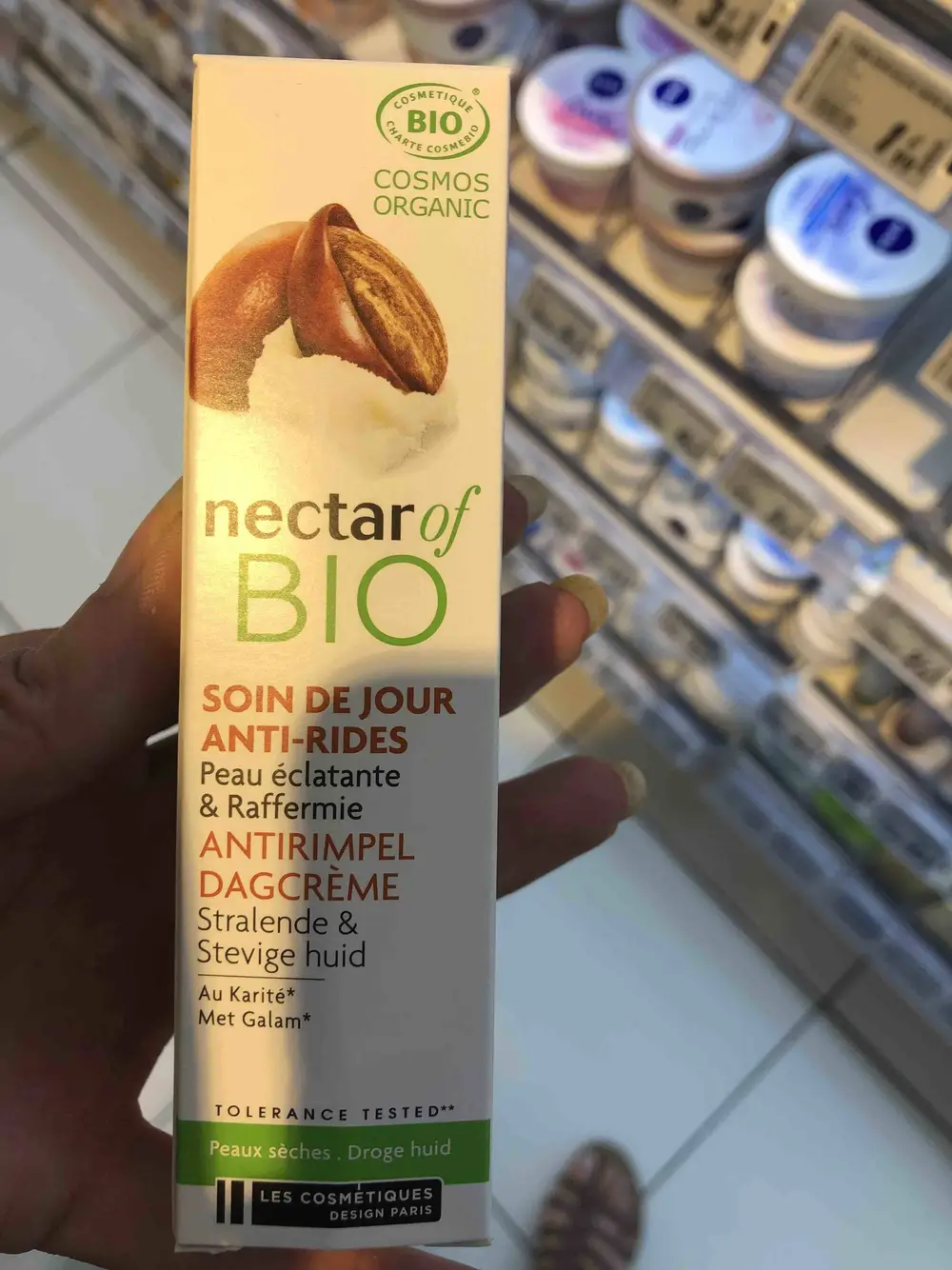 LES COSMÉTIQUES DESIGN PARIS - Nectar of bio - Soin de jour anti-rides 