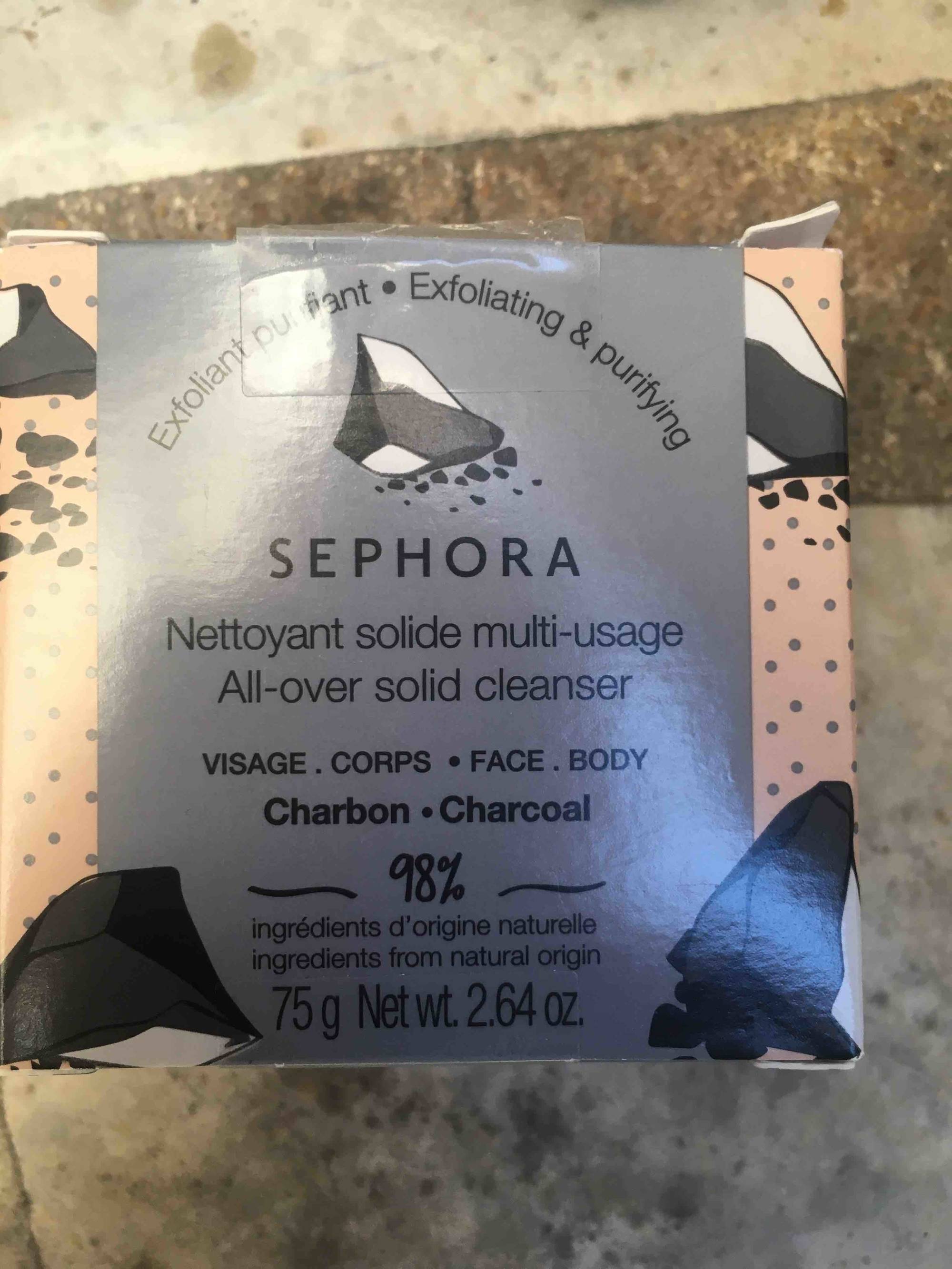 SEPHORA - Charbon - Nettoyant solide multi-usage