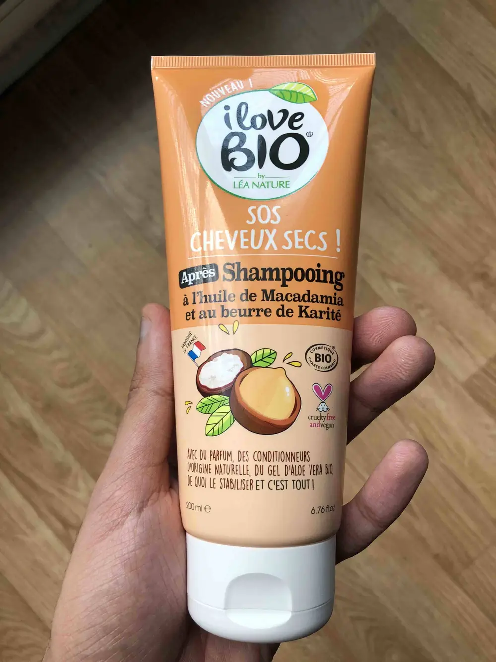 I LOVE BIO BY LÉA NATURE - Après shampooing à l'huile de macadamia et au beurre de Karité